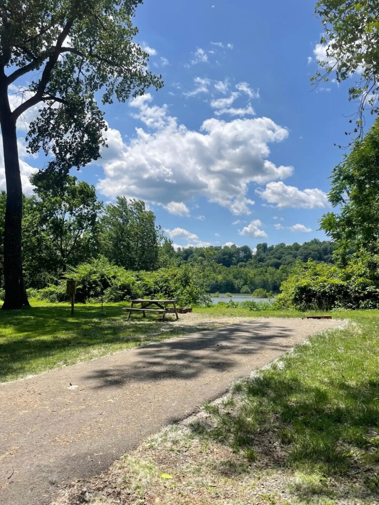 Camping on the Potomac River near Harpers Ferry, WV